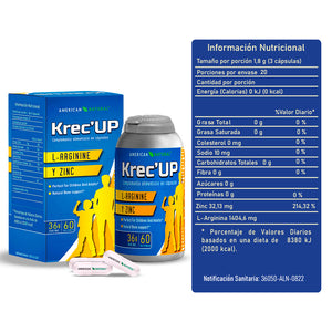 KRECE UP - SUPLEMENTO NATURAL DE CRECIMIENTO